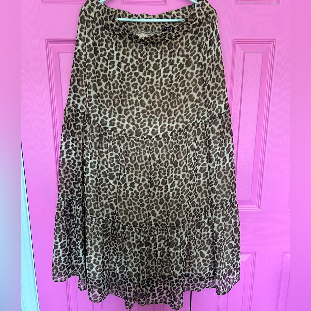 Have Animal Print Maxi Skirt